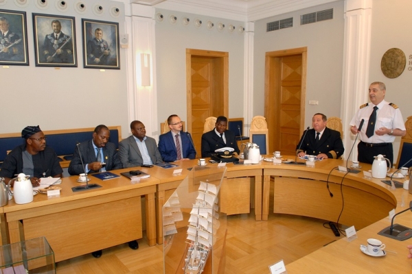 Delegaci z Nigerii w Akademii Morskiej w Gdyni